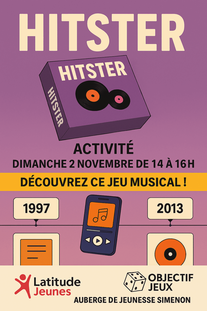 Hitster-1-683x1024 Découvez Hitster avec Latitude Jeunes dimanche 2 novembre lors de l'IRV